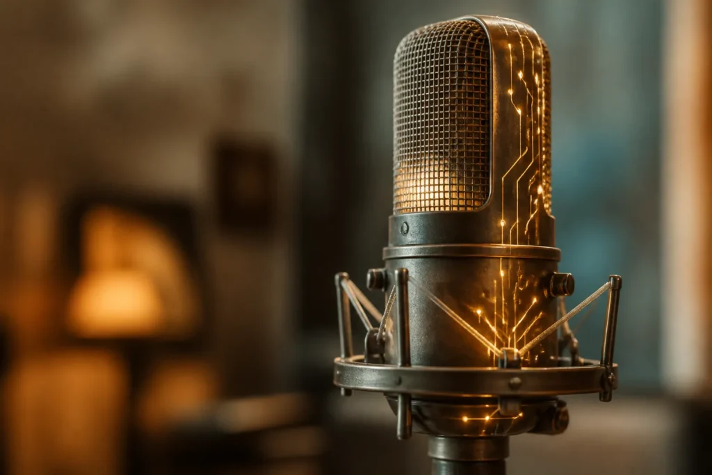How can you prompt AI to write in a specific human voice without inventing personal details?