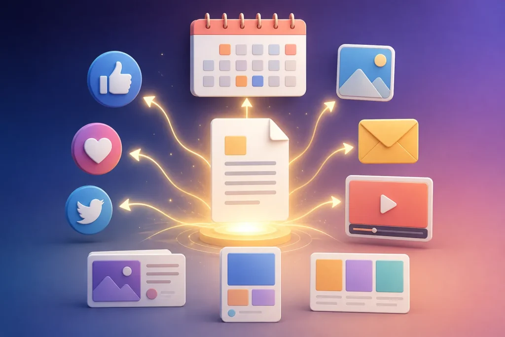 How To Repurpose One Piece Of Content Into A Full Month