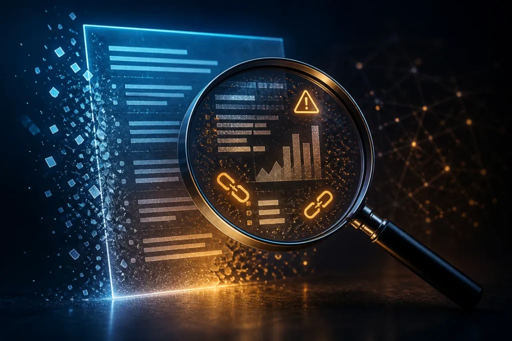 What are examples of AI-generated facts or citations that can be incorrect, and how can they be verified?