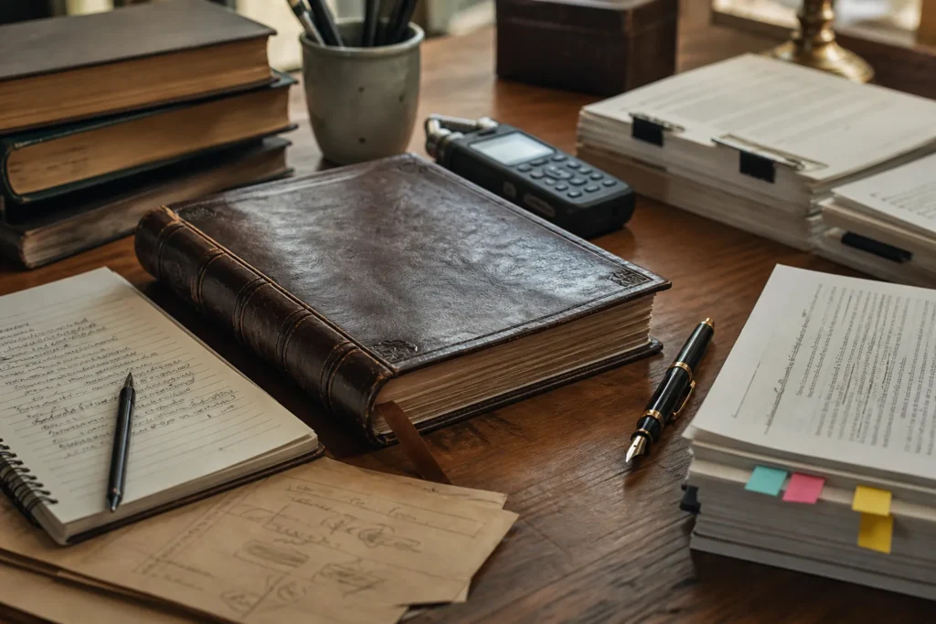 What does a ghostwriting project typically include, and which services are billed separately?