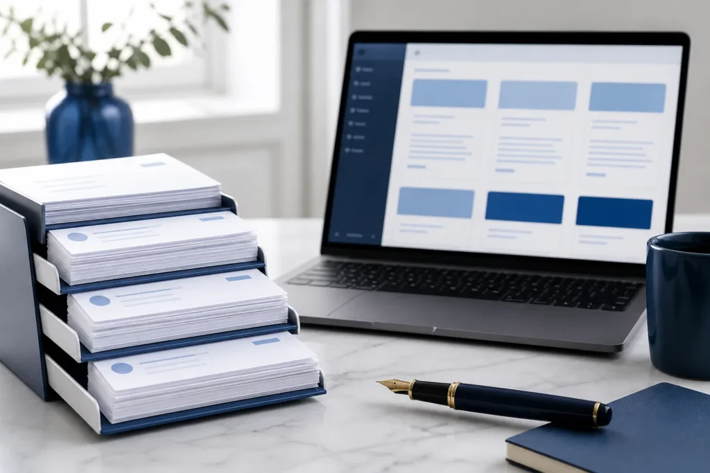 What does an email content writing service provide, and how does it differ from an email marketing platform?