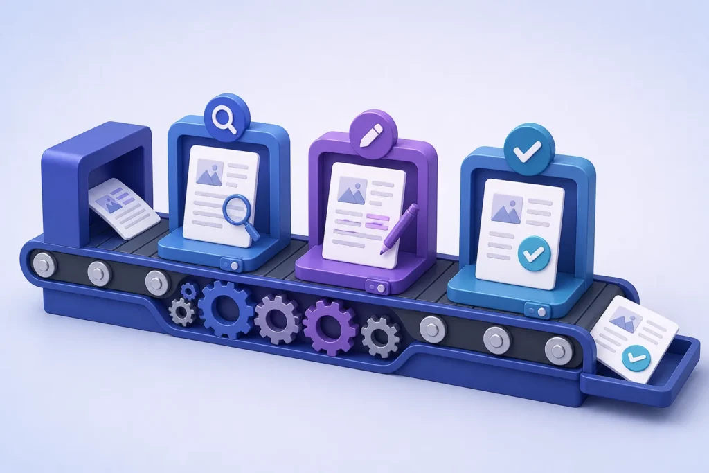 What does content workflow software do, and how does it differ from project management software?