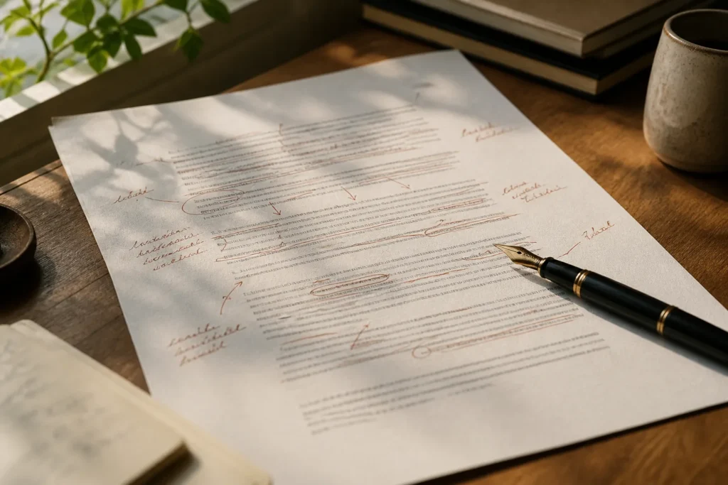 What steps can you follow to humanize an AI draft while preserving its meaning, accuracy, and intended voice?