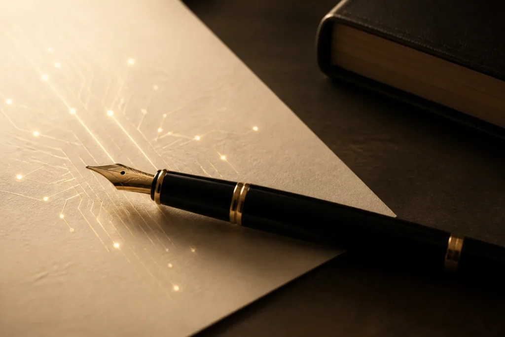 When is using AI for writing acceptable, and what human review is needed before publication?
